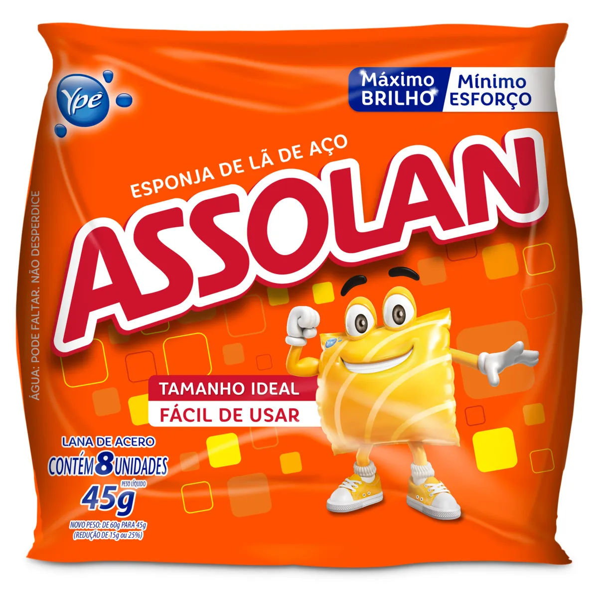 ESPONJA ASSOLAN C/8