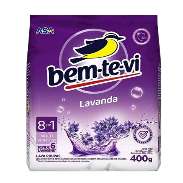 LAVA ROUPAS PO BEM TE VI LAVANDA 400G
