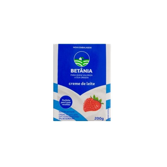 CREME DE LEITE BETANIA 200G