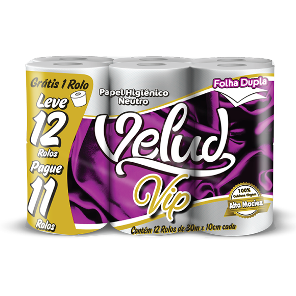 PAPEL HIGI FAMILIAR VELUD 12X30M