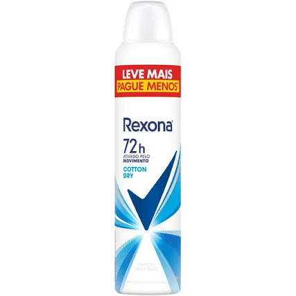 DESOD AERO REXONA 200ML FEM COTTON DRY