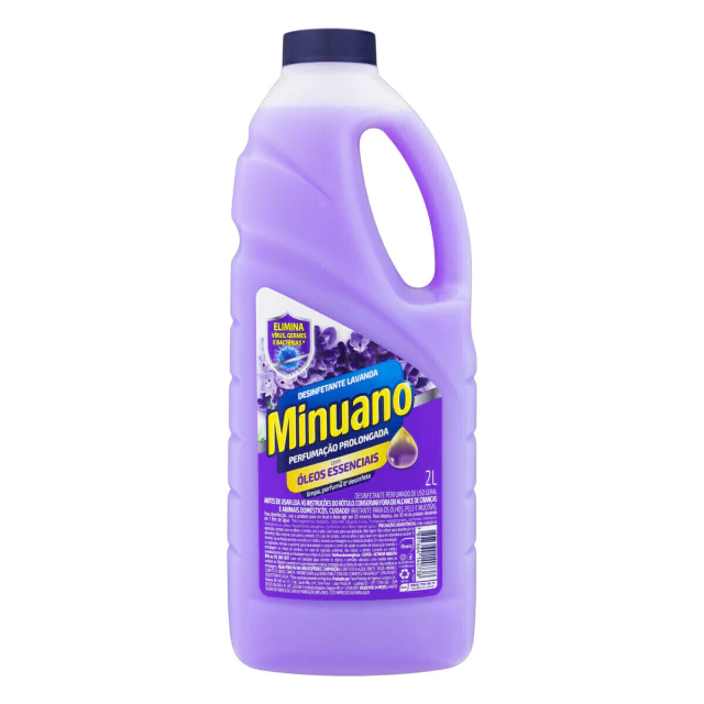 DESINFETANTE LAVANDA 2L MINUANO