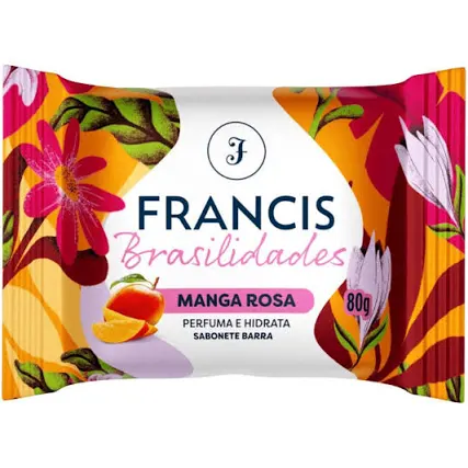 FRANCIS SABONETE BARRA MANGA ROSA 80G
