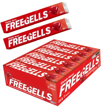 FREEGELLS CEREJA MENTOL 27,9G