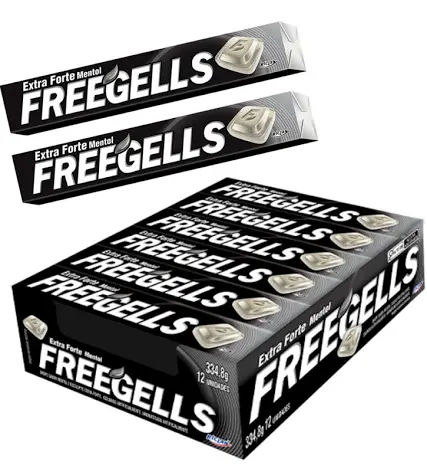 FREEGELLS EXTRA FORTE MENTOL 27,9G