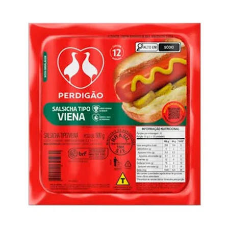 SALSICHA RESF VIENA PERDIGAO 500G