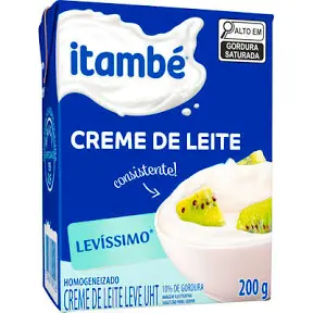 CREME LEITE ITAMBE LEVISSIMO 200G