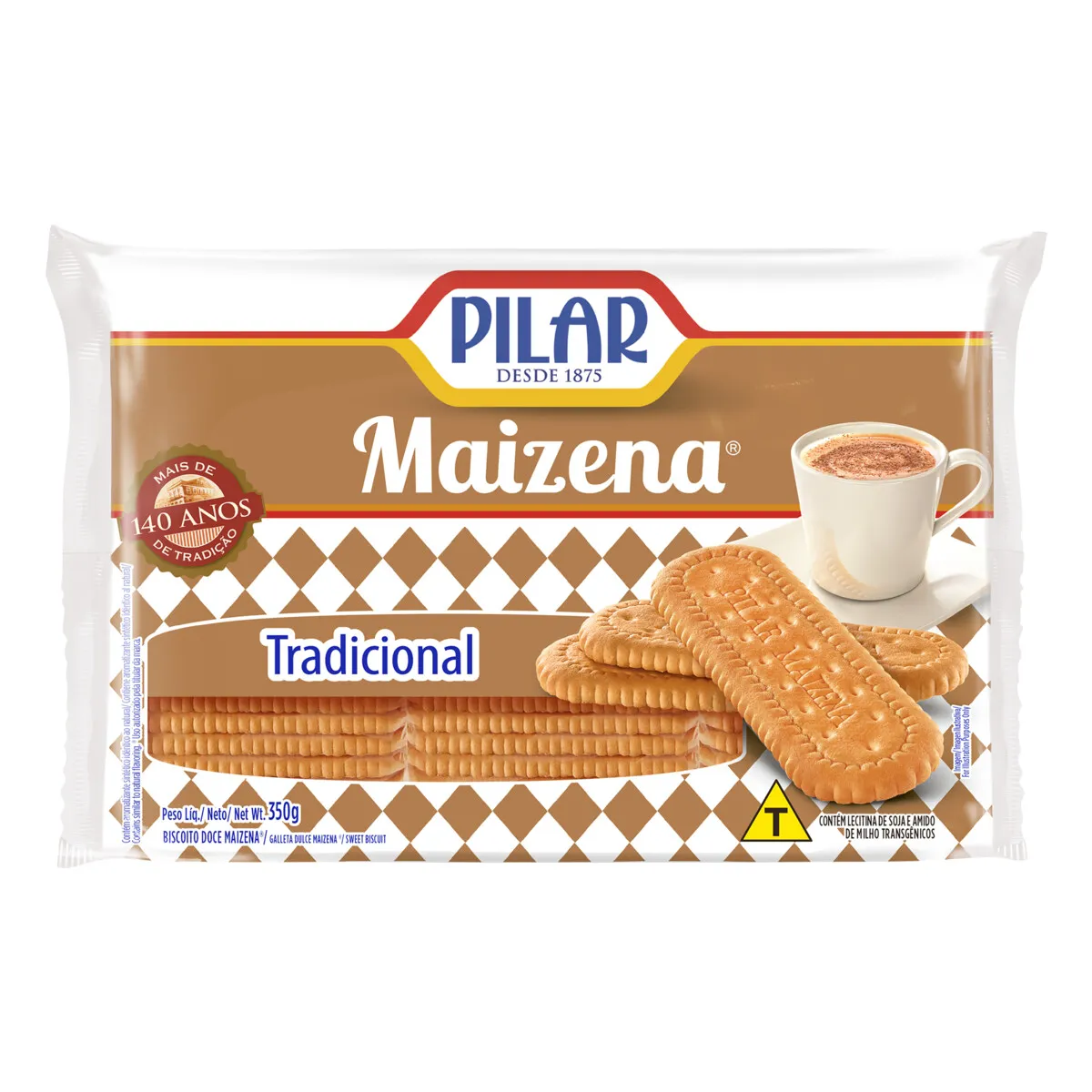 BISCOITO MAIZENA PILAR TRADICIONAL