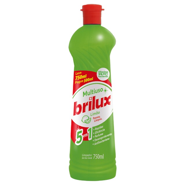 LIMP.M.USO BRILUX 750ML LIMAO